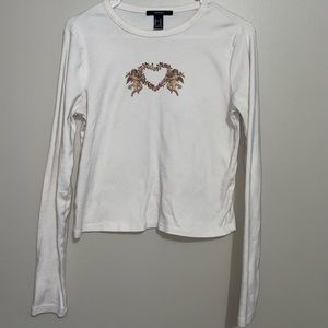 Flower Heart & Angels Long Sleeve